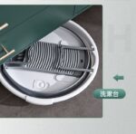 可折叠洗衣盆带搓板一体家用婴儿宝宝家用加大加深加厚学生宿舍用